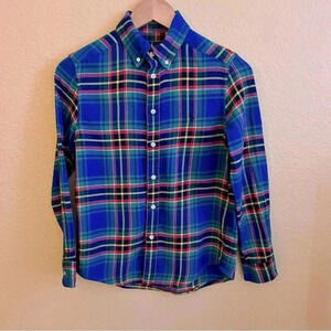 Ralph Lauren Plaid Long Sleeve Button Down Shirt